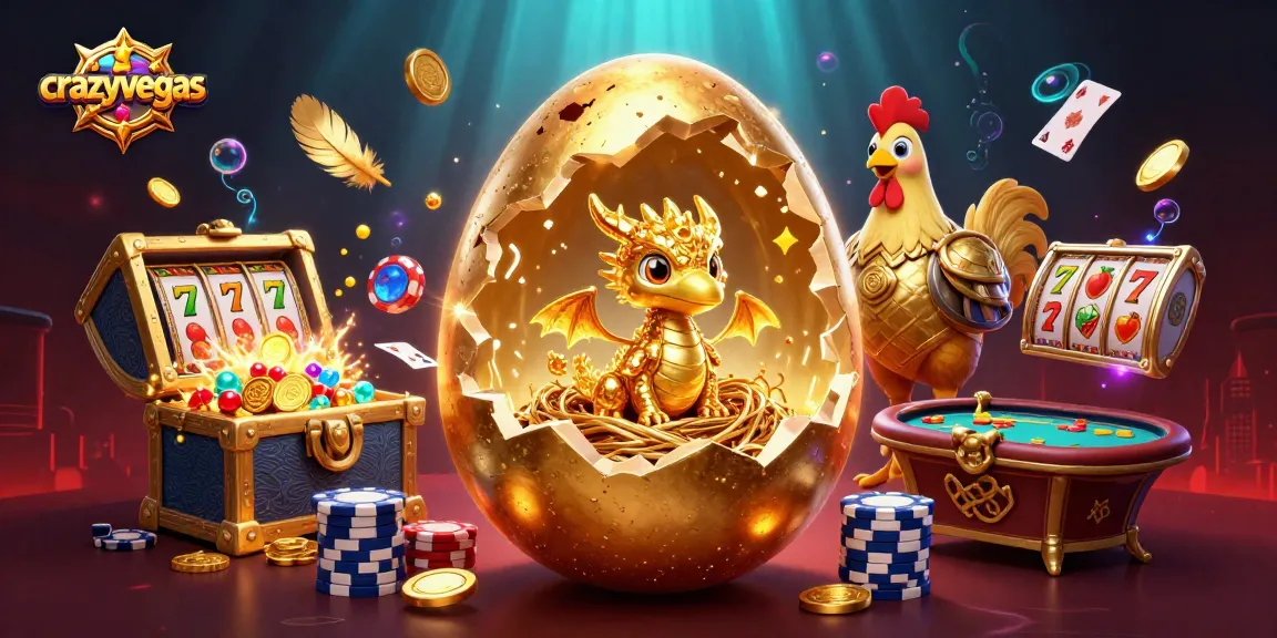 Spin to win with crazyvegas in this action-packed 3D slot adventure featuring golden elements.